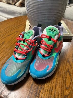 Nike Sneakers in Teal, Coral & Mint